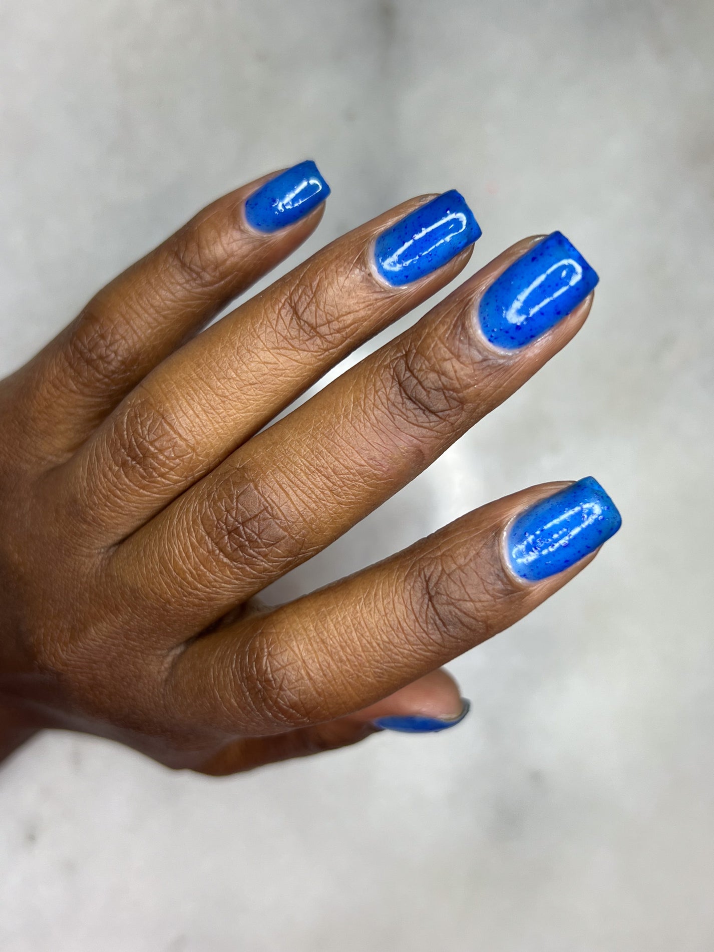 COBALT BLUE PENCIL (Graphite Grit) Death Valley Nails