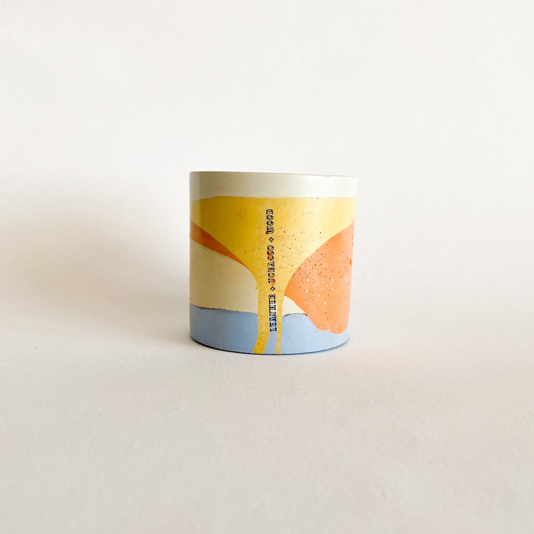 Leather + Tobacco + Wood (one-wick)