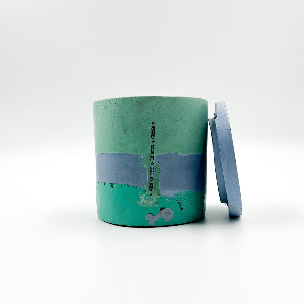Green Tea + Lemon + Ginger (two-wick / large)